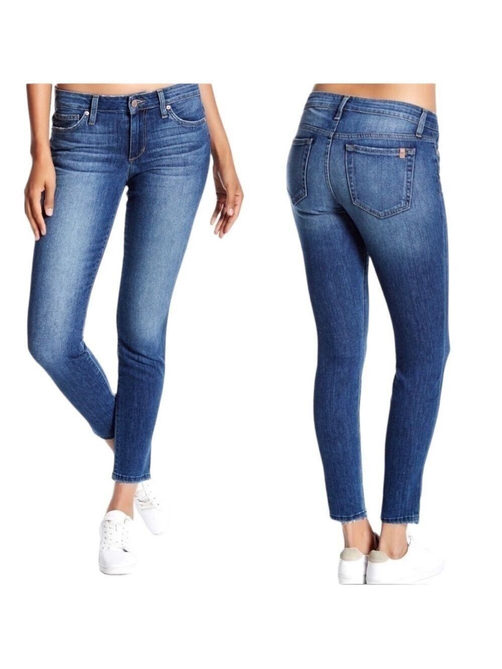 Joe’s Jeans Skinny Raw Hem Ankle Jeans In Sinclair Size 26